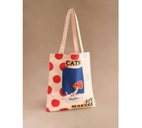 Cath Kidston Cath Kidston Ecru Mushroom Retro Tote Bag