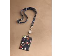 Cath Kidston Cath Kidston Navy Butterfly Bloom Lanyard Bag