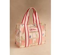 Cath Kidston Cabas 'Paddington' vert / rose / poudre / rouge orangé, Taille One Size