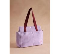 Cath Kidston Cath Kidston Purple Boxy Cord Tote Bag