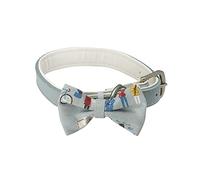 Cath Kidston Collier pour Chien en Cuir avec nœud Papillon en Coton 40 x 50 cm