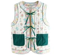 Cath Kidston Gilet 'Mumins' écru / bleu / marron / vert, Taille XXXL