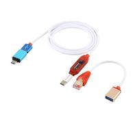 CATHATRR Câble de démarrage RJ45 multifonction pour EDL / 9008 modes de charge rapide pour transfert de données MTK Dongle