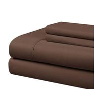 Cathay Home 90 g/m² Massif de lit, California King, Noir, Marron, Jumeau