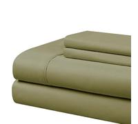 Cathay Home 90 g/m² Massif de lit, California King, Noir, Sauge, Queen Size