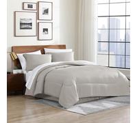 Cathay Home BIAB, Polyester, Taupe, lit jumeau