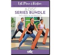 Cathe Friedrich Lift, Move & Restore - 8 DVD Functional Training Workout Series for Active Agers • Strength, Mobility, Flexibility, Balance & Recovery
