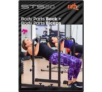 Cathe Friedrich's STS 2.0 Body Parts Back + Body Parts Biceps DVD For Women and Men - Cathe Single Body Part Workouts For The Back and Biceps Muscles Allow For More Focused Training
