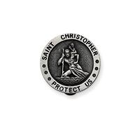 Cathedral Art (Abbey & CA Gift Auto Visor Clip, St. Christopher