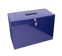 Cathedral Products Lot de 5 dossiers suspendus A4+ (format A4) en acier - Bleu