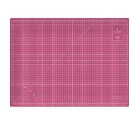 Cathedral Products Tapis de découpe auto-cicatrisant double face A2 | 3 mm d'épaisseur | Grilles métriques et impériales | Rose
