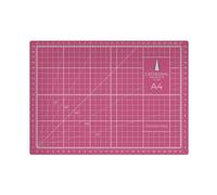 Cathedral Products Tapis de découpe auto-cicatrisant double face A4 | 3 mm d'épaisseur | Grilles métriques et impériales | Rose