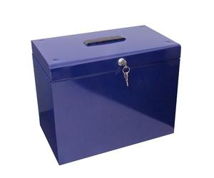 Cathedral Valise de classement en métal A4 Bleu (Import Royaume Uni)