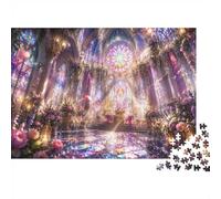 Cathédrale 1000 Pièces Mini Puzzle pour Adultes | 70x50cm Carton, Décoration de la maison, Coupe précise, Cadeau anniversaire, Détente