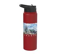 Cathédrale Chartres France Stainless Steel Insulated Water Bottle