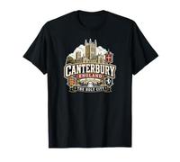 Cathédrale de Canterbury England The Holy City T-Shirt