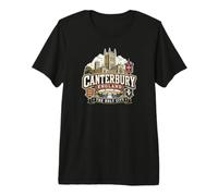 Cathédrale de Canterbury England The Holy City T-Shirt Haut de Gamme