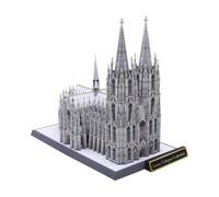 Cathédrale de Cologne Kit de maquette en papier à faire soi-même pour adultes et constructeurs avancés, papier de qualité musée, défi de difficulté élevée 5/6, artisanat créatif et projet de