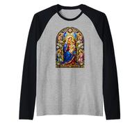 Cathédrale Gothique mère et Enfant prière Art Manche Raglan