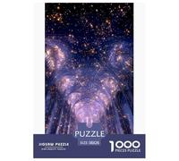 Cathédrale Gothique Puzzles 1000 Pièces Jeu De Défi Jouet Adultes Et Plus De 12 Ans Puzzles Créatifs Plaisir De Famille Relaxation Cadeau Décoration Maison 38x26cm/1000pcs