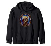 Cathédrale Gothique Saint Michel Archange Fenêtre Icône Art Sweat à Capuche