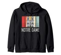 Cathédrale Paris Notre Dame en France Sweat à Capuche
