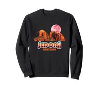 Cathédrale Rock Sedona Arizona Vintage Rétro Voyage Randonnée Sweatshirt