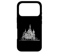 Cathédrale Saint-Basile Art Linéaire Moscou Coque pour iPhone 17 Pro