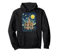 Cathédrale Saint-Basile de Moscou Nuit étoilée Art Histoire Cadeau Sweat à Capuche
