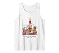 Cathédrale Saint-Basile, Moscou, Russie. Dessin Débardeur
