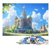 Cathédrale Saint-Jean Puzzles en Bois Adultes 300 Pièces Jeux Éducatifs Décoration Intérieure Cadeaux d'anniversaire pour Family Games Relaxation Et Sagesse 300pcs (40x28cm)