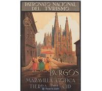 Cathédrale Sainte-Marie de Burgos Espagne Affiche Poster Reproduction - Format 50X70 cm Papier Luxe 300 GR - Vente du fichier numérique HD Possible Nous Consulter (Boutique : affichevintage.FR)