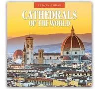 Cathedrals of the World 2026 Square Wall Calendar