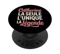 Catherine Femme Humour Idée Cadeau Humoristique Drôle PopSockets PopGrip Adhésif
