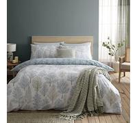 Catherine Lansfield Bedding Wilda Tree Parure de lit Simple avec Housse de Couette et taie d'oreiller Vert