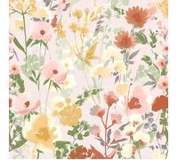 Catherine Lansfield Campagne Papier Peint Floral Rose Muriva 206542