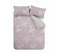 Catherine Lansfield Canterbury King Size, 52% Polyester, 48% Coton, chiné, Parure pour lit Simple