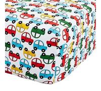 Catherine Lansfield Coussin 3D en Polyester en Forme de Voiture Couleurs Lumineuses, coloré, Drap-Housse Simple