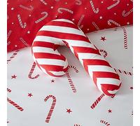 Catherine Lansfield Coussin de Noël en Forme de Canne à Sucre d'orge Rouge et Blanc