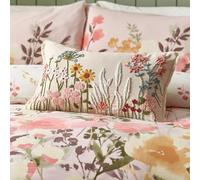 Catherine Lansfield Coussin décoratif Floral Naturel 30 x 40 cm