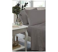 Catherine Lansfield Drap-Housse Simple Percale Gris
