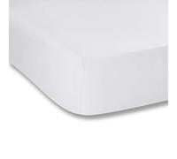 Catherine Lansfield Drap-Housse uni en Polycoton Blanc 120x200cm