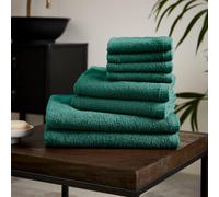 Catherine Lansfield Dry Cotton 8 Piece Towel Set Vert Forêt 8 Piece To Unisex
