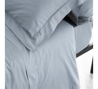 Catherine Lansfield Fantasy Sateen Blue Parure de lit pour lit de 90-160 x 280 cm + taie d'oreiller 50 x 110 cm