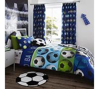 Catherine Lansfield Football Blue 160x220+50x80+ Plain Dyed Denim 180x280