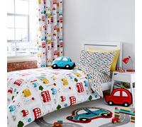 Catherine Lansfield Housse de Couette 135 x 200 cm + 80 x 80 cm + 1 Drap Housse 90 x 200 cm Blanc