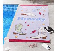 Catherine Lansfield Howdy Cowgirl 76X160 Serviette DE Plage (Paire)