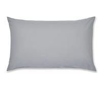Catherine Lansfield Infroissable en Percale Taie d'oreiller, Gris