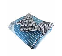 Catherine Lansfield Larsson Geo Couvre-lit 170 x 220 cm Vert bleuté