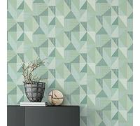 Catherine Lansfield Larsson Geo Papier peint Vert
